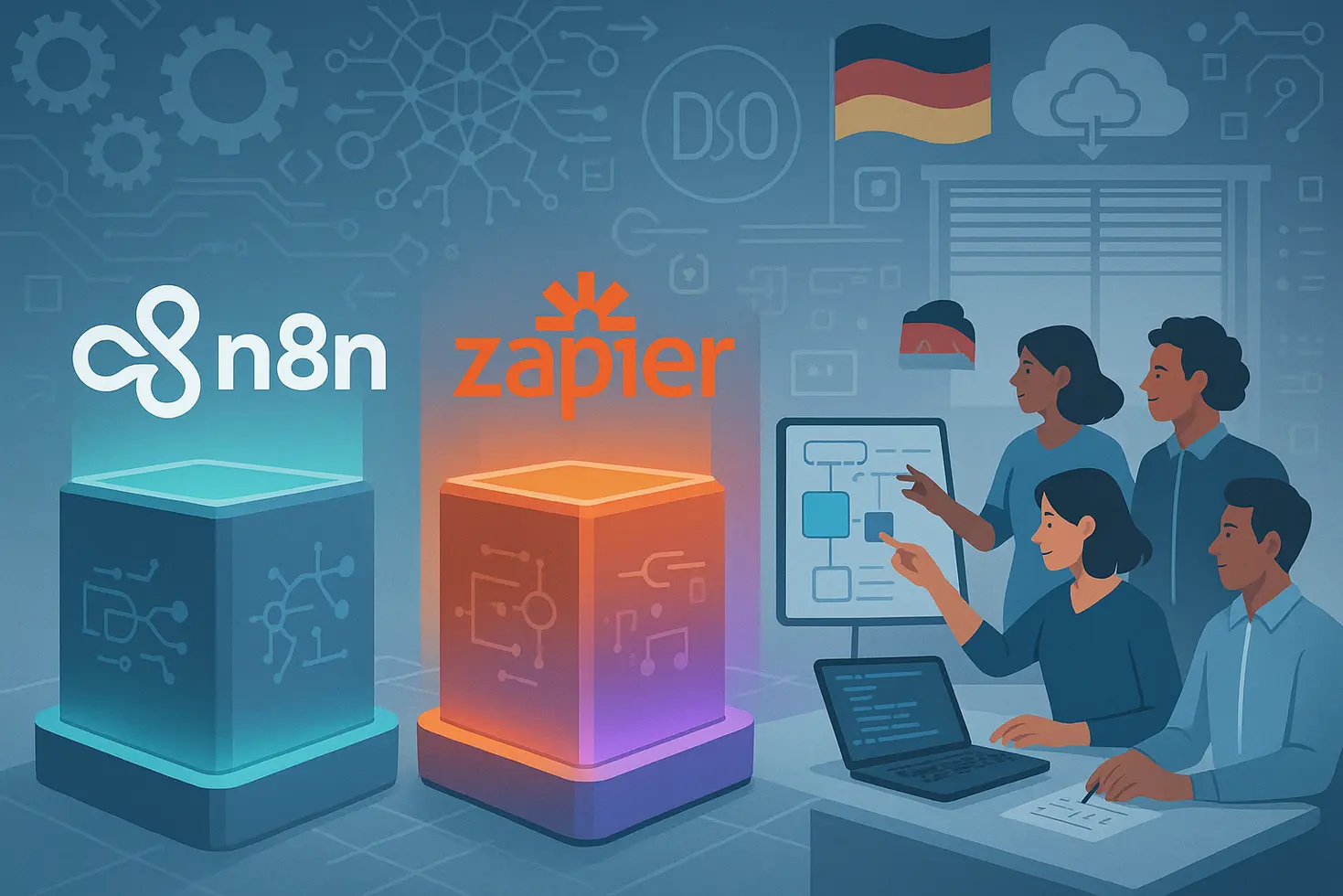 n8n vs Zapier vs Make: Bestes KI-Workflow-Tool 2025
